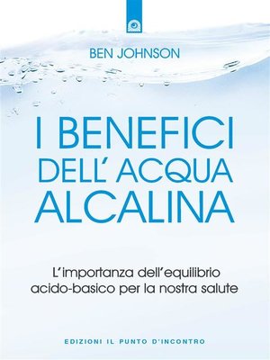 cover image of I benefici dell'acqua alcalina